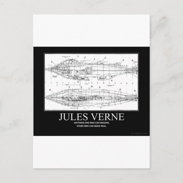 Föreställ (Nautilus) Vykort (Framsida)