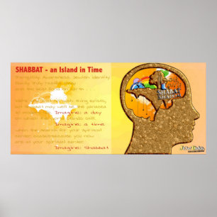 Föreställ Shabbat Poster