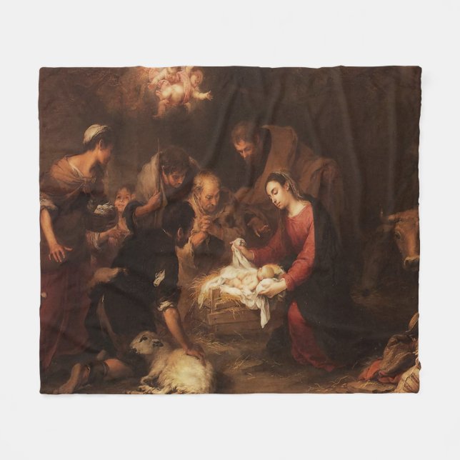 Föreställ-Shepherdsen 1668 Fleecefilt (Framsidan (Horisontell))