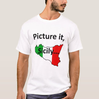 Föreställa det, den Sicily T-tröja T Shirt