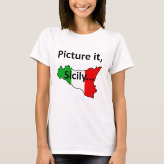 Föreställa det, Sicily flickaT-tröja T-shirt