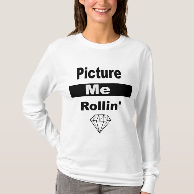 Föreställa mig Rollin Tee Shirt (Framsida)