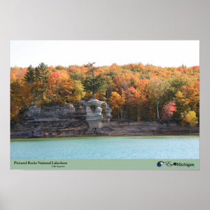 Föreställd stenmedborgare Lakeshore Poster