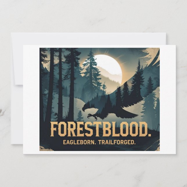Forestblood – Espíritu Salvaje Nacido del Bosque Inbjudningar (Framsida)