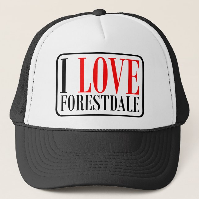 Forestdale Alabama Truckerkeps (Framsida)