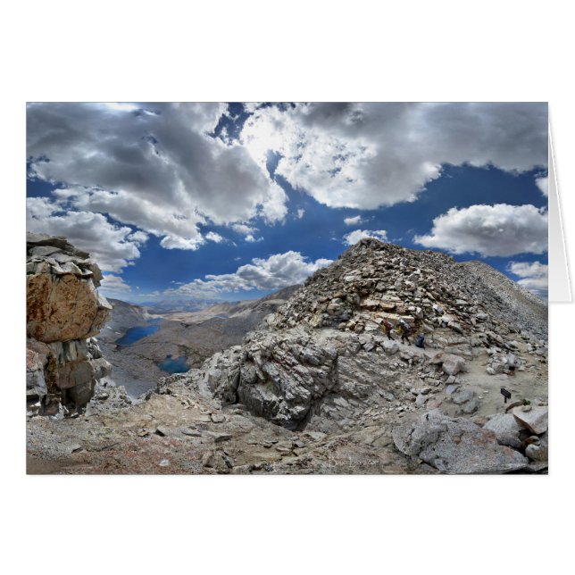 Forester Pass - John Muir Trail - Sierra Nevada Hälsningskort (Framsidan Horizontal)