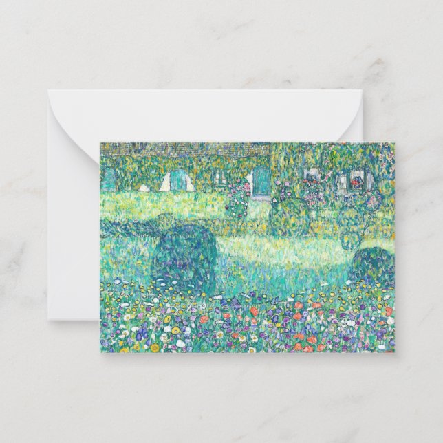 Forester's lodge in Weissenbach I, 1914 av Klimt Anteckningskort (Framsida)