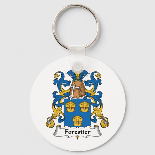 Forestier Family Crest Nyckelring (Framsida)