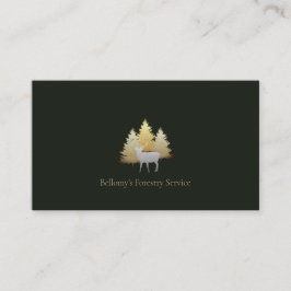 Forestry Service Business Card Visitkort