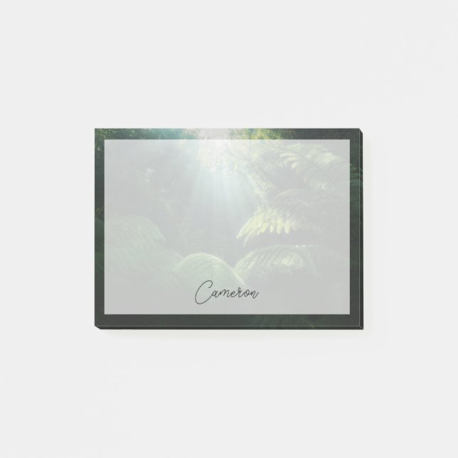 Forests | Ferns in Rainforest Post-it Block (Framsida)