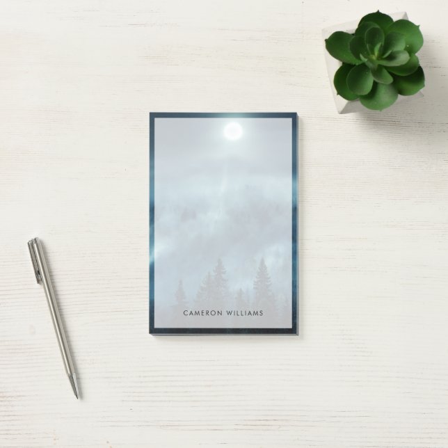 Forests | Moonlit Forest Post-it Block (Kontor)