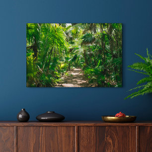 Forests Tropical Rainforest Tulum Mexico Canvastryck