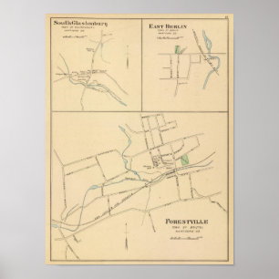 Forestville S Glastonbury, E Berlin Poster