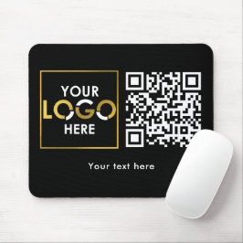 Företag Affärer Din Logotyp Här QR-kod Modern Musmatta