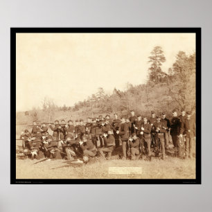 Företag C 3rd US Infantry Aiming Guns SD 1890 Poster