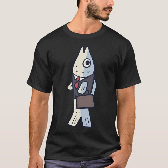 Företag fisk t shirt (Framsida)