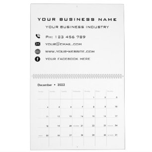 Företag Företags Promotions Personlig - Modern Kalender