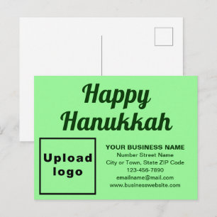 Företag Hanukkah Ljusgrön Helg Postkort Vykort
