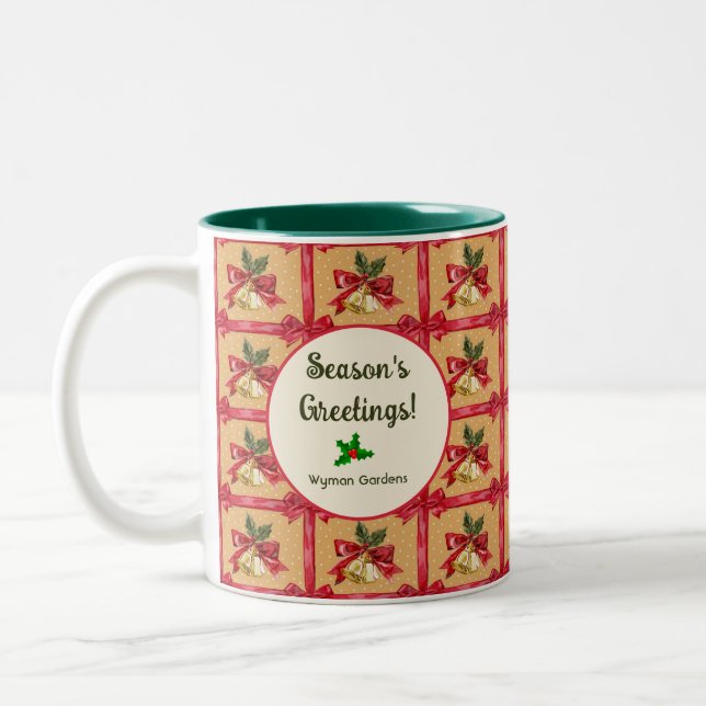 Företag Jul Cheer Mugg (Vänster)