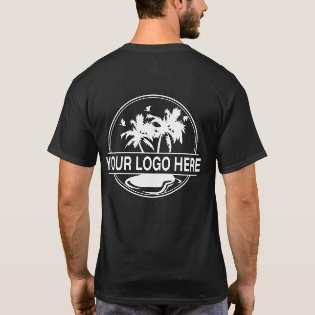 Företag Logotyp Business T Shirt (Baksida)