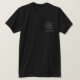 Företag Logotyp Namn | Personal inom svart affärsv T Shirt (Design framsida)