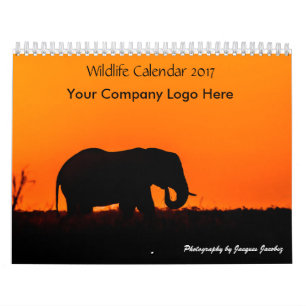 Företag Logotyp Wildlife Calendar 2017 Kalender