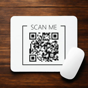 Företag Minimalist QR-kod Skanna Mig  Musmatta