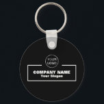 Företag Namn och Logotyp Nyckelring<br><div class="desc">Nyckelring för företag Namn och Logotyp av Affärskortet Store.</div>