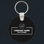 Företag Namn och Logotyp Nyckelring<br><div class="desc">Nyckelring för företag Namn och Logotyp av Affärskortet Store.</div>