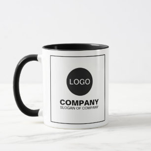 Företag Namn, Slogan & Logotyp Anpassningsbar Br Mugg