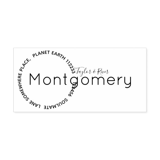 Företag | Personlig Skapa Din Egen Returadress Stämpel (Tryck)