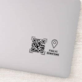 Företag | Plats QR-kod Skanning Klistermärken
