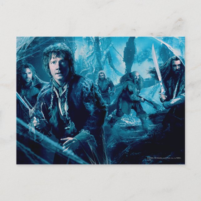 Företaget i Mirkwood Vykort (Framsida)