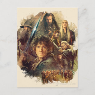 Företaget och Elves of Mirkwood Vykort