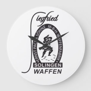Företaget Siegfried Waffen Ernst Pack & Sohne Stor Klocka