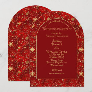 Företagets årliga julfest Invitation Inbjudningar