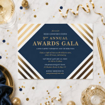 Företagets gala för prisutdelning Elegant Guld & M