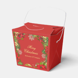 Företagets julfestpresentlåda presentaskar