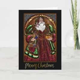 Företagets julkort för företag med jultomten helgkort