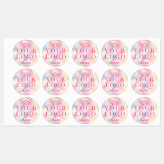 Företagets kampanjetikett | Din Logotyp här Färg Klistermärke