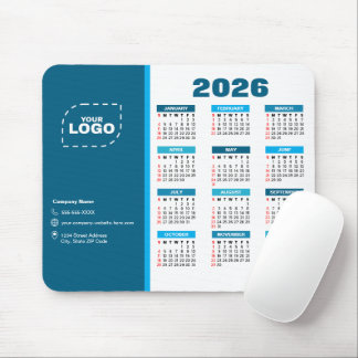 Företagets logotyp 2026 Kalender Mall Musmattor