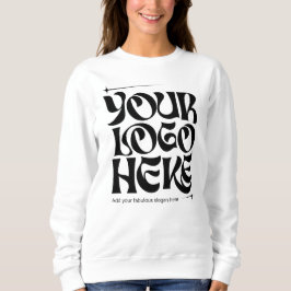 Företagets logotyp Anpassad Groovy Retro Enkel T Shirt