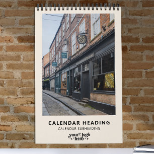 Företagets Logotyp är enkel och modern, minimalist Kalender