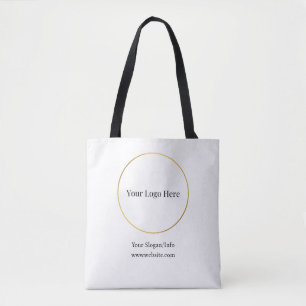 Företagets Logotyp Elegant Branded Business Templa Tygkasse