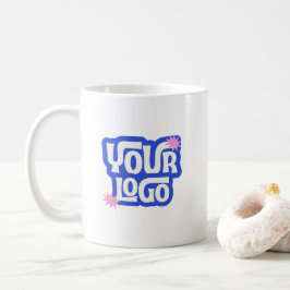 Företagets logotyp Enkel Branded Näringsliv Kaffemugg