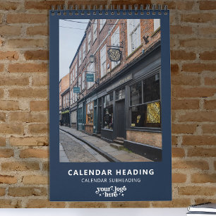 Företagets logotyp Enkel Modern Minimalistisk Kamp Kalender