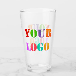 Företagets logotyp Exempel på reklambelyst glas