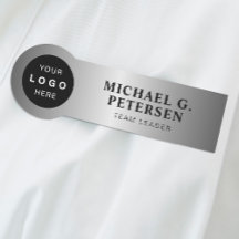 Företagets logotyp falskt silveranställd