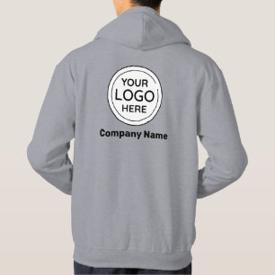 Företagets logotyp hoodie
