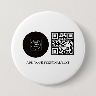 Företagets logotyp Kampanj QR-kod Textknapp Knapp